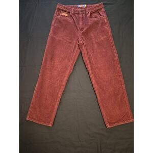 Vntg Empire 30×30 Mens Burgundy Courdory Loose Fit Skater Pants